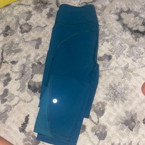 Lululemon blue leggings 23”